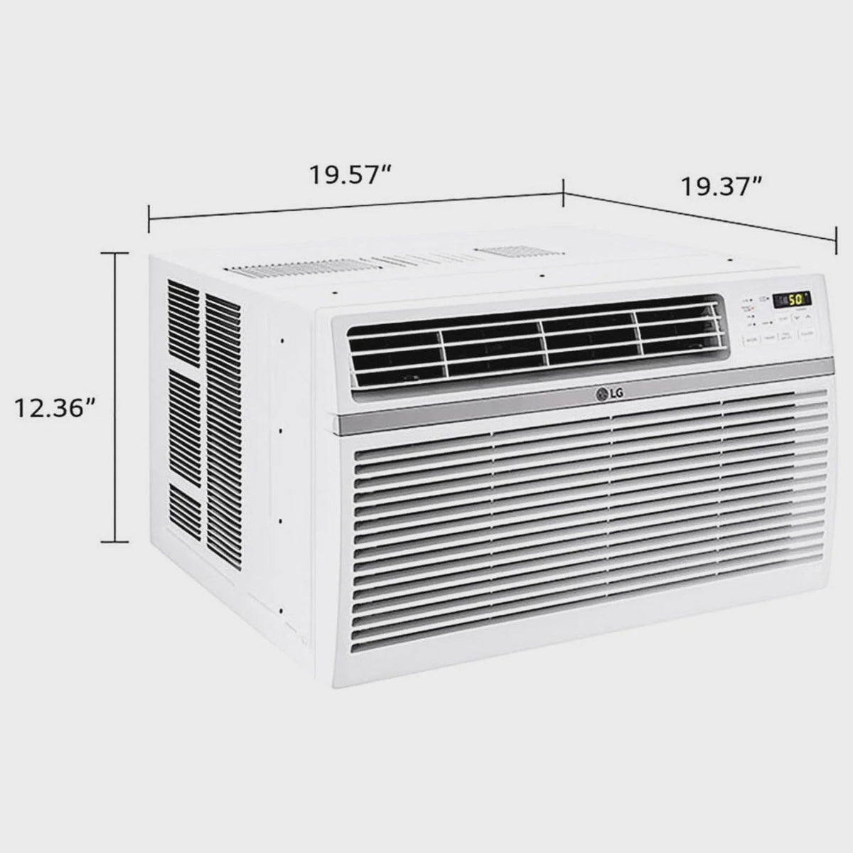 8,000 BTU 340 Sq ft Window Air Conditioner with Remote Control, White, LW8016ER