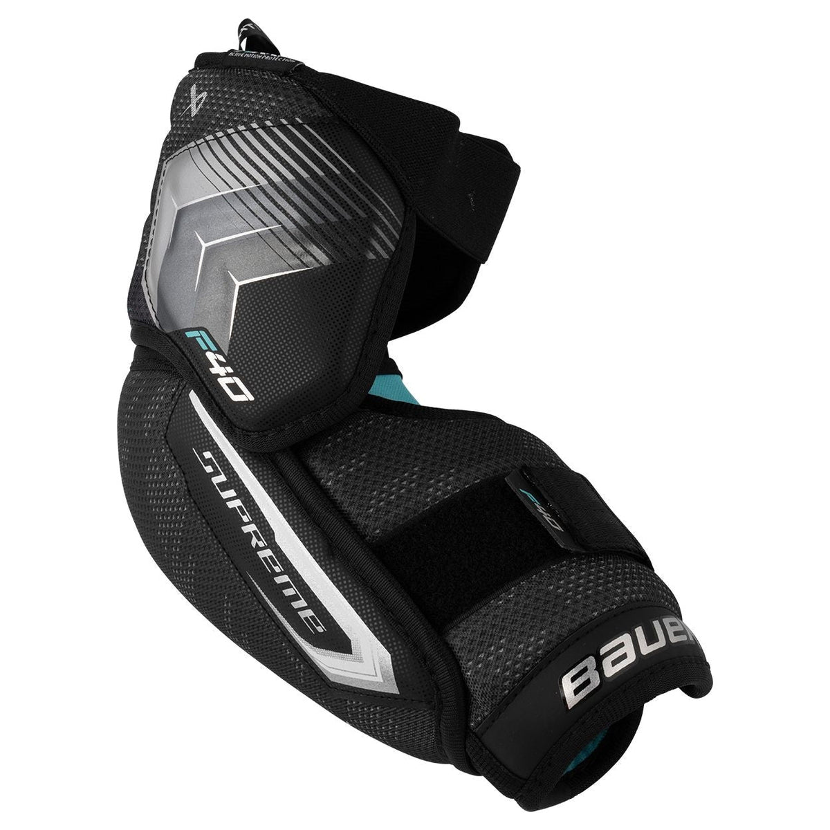 Supreme F40 Hockey Elbow Pads, Intermediate, Black, Assorted Sizes