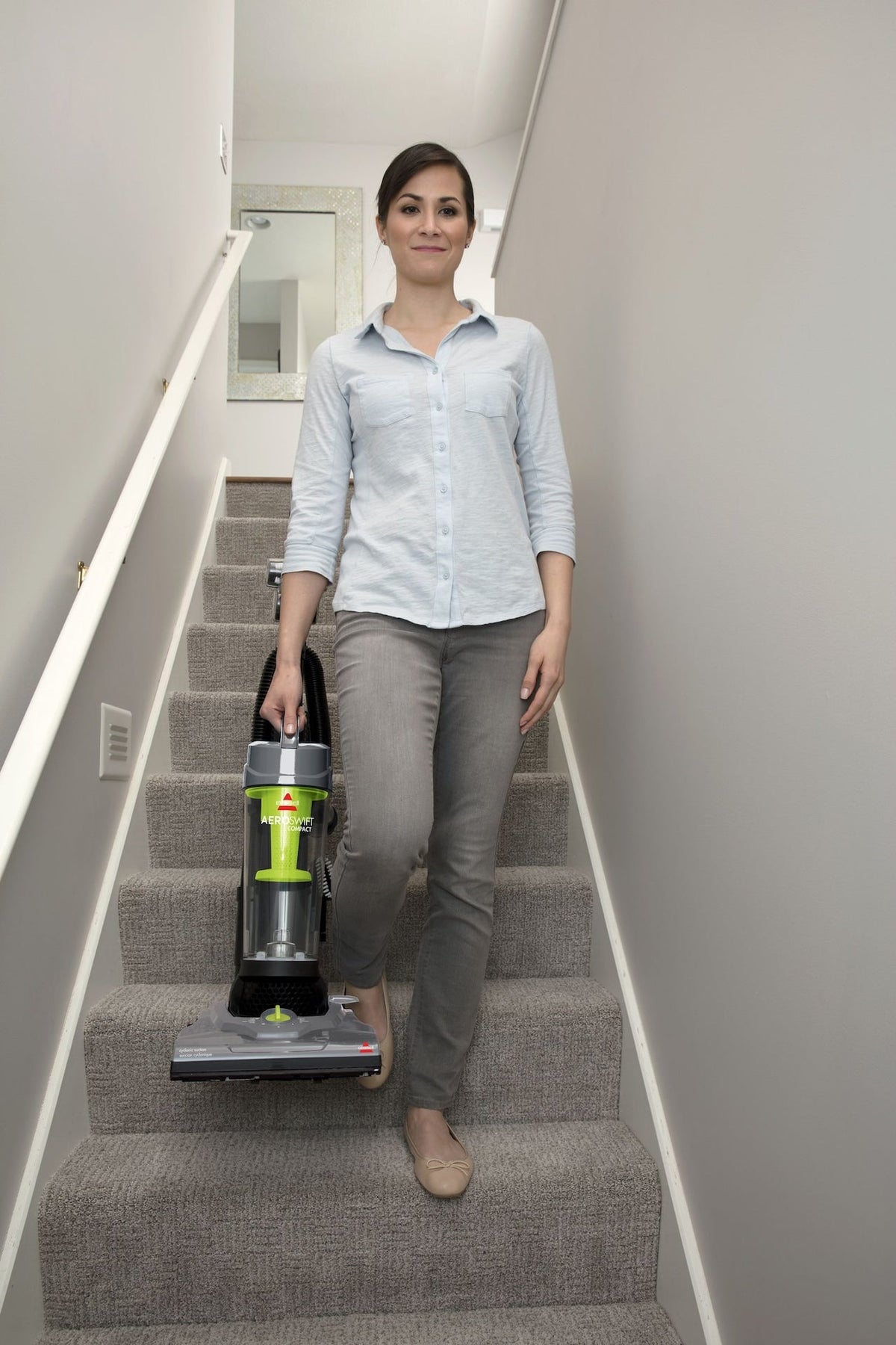 AeroSwift Compact Bagless Upright Corded Vacuum Cleaner