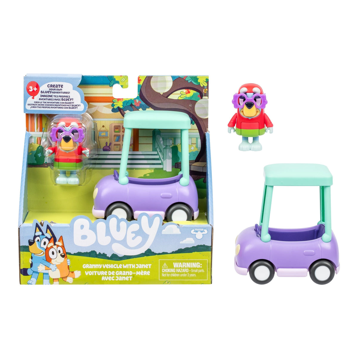 Granny Vehicle with Janet Interactive Playset