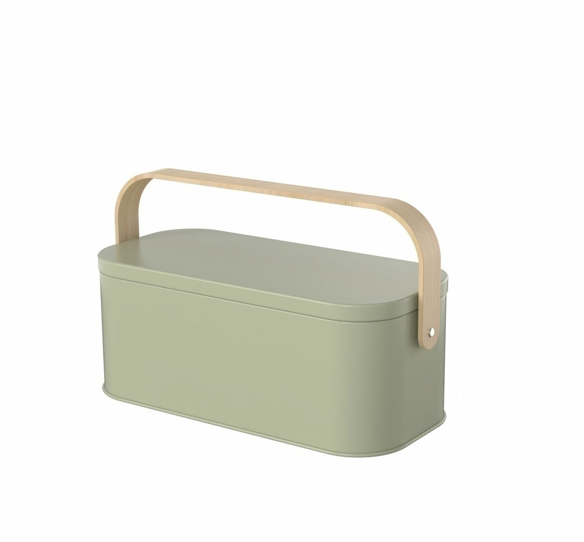 Metal Gardening Storage Container, Iron, Green