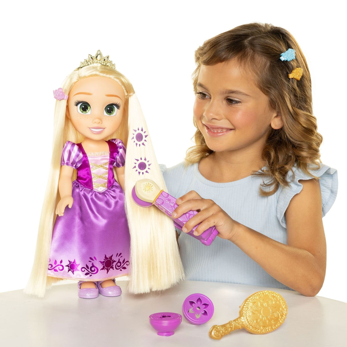 Princess Magical Light Up and Style Rapunzel Doll