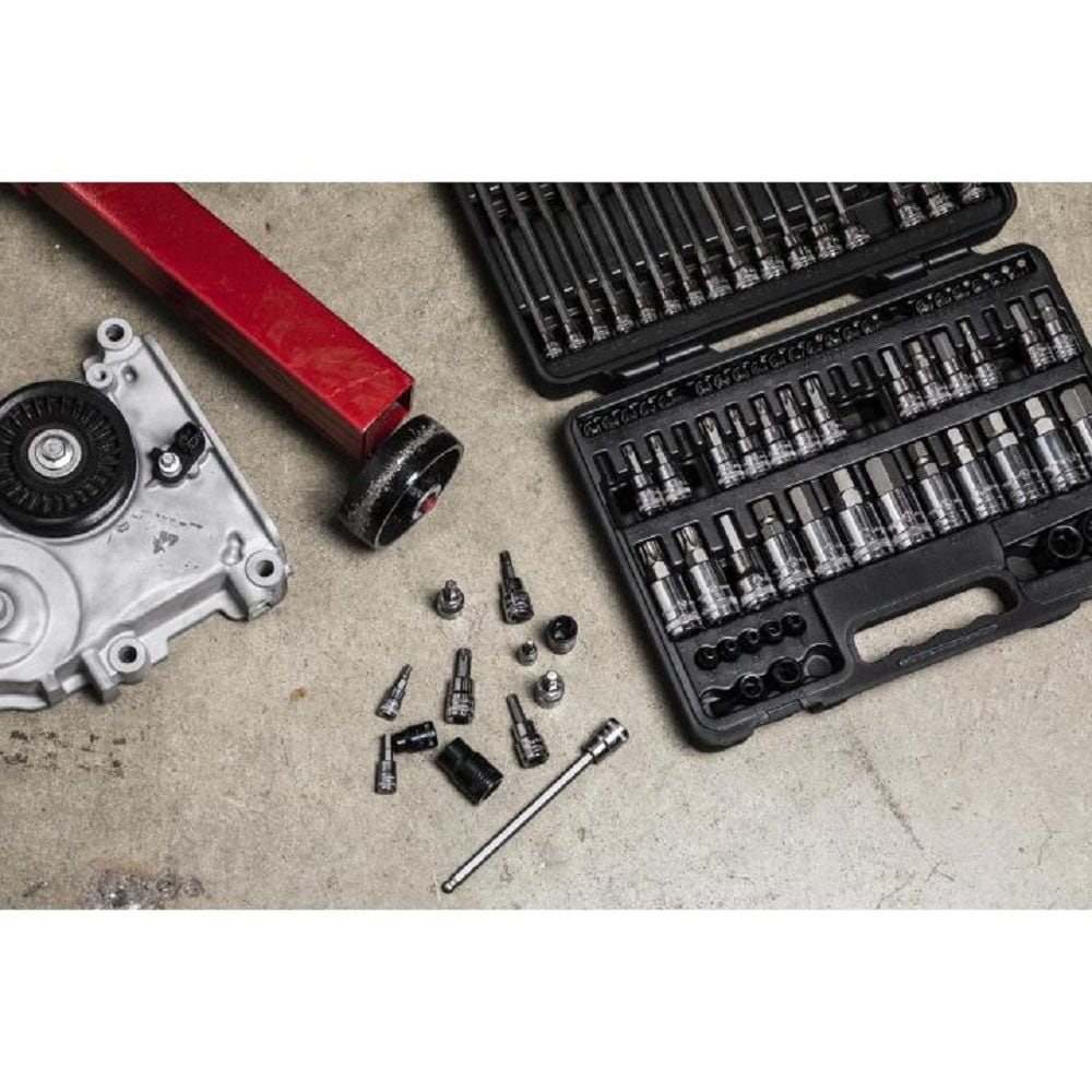Bit Socket Set, 84-pc, SAE/Metric