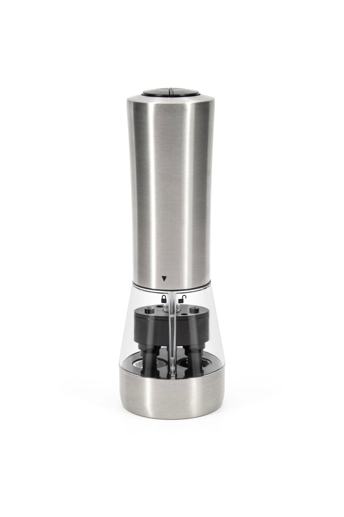 Stainless Steel Dual Electric Salt & Pepper Grinder, 8.5-in