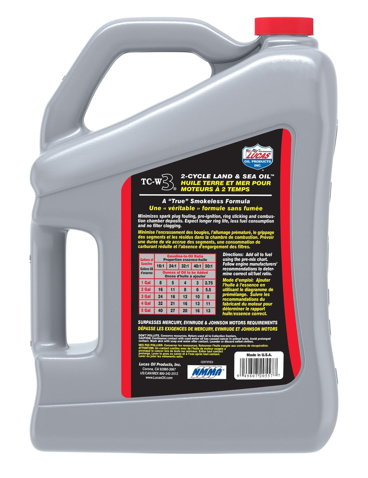 2-Stroke Semi-Synthetic Land & Sea Oil, 3.87-L