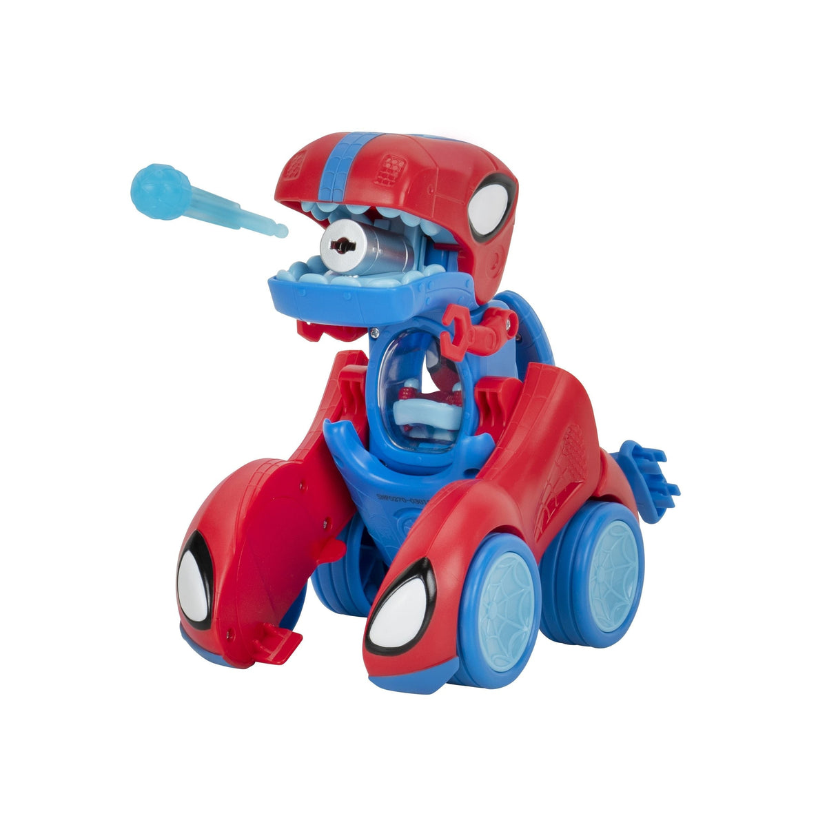 His Amazing Friends -Rex Racer Vehicle, 2-in-1, Darts Included, Ages 3+