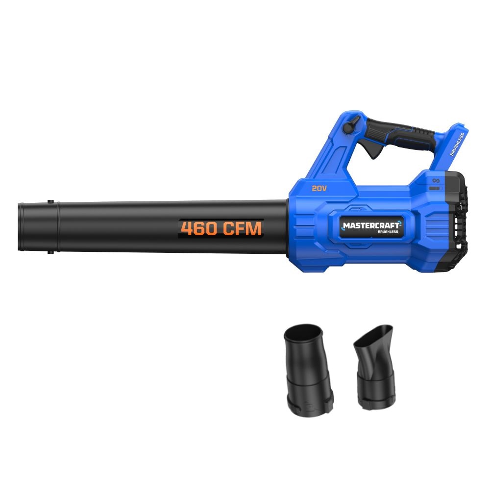 20V Cordless 460 CFM Brushless Leaf Blower, Tool Only, Compatible