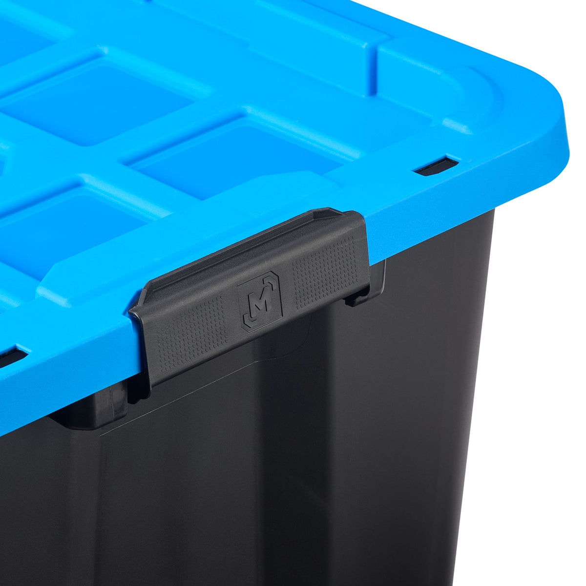 Heavy-Duty Easy Grip Latching Tote, 102.3-L
