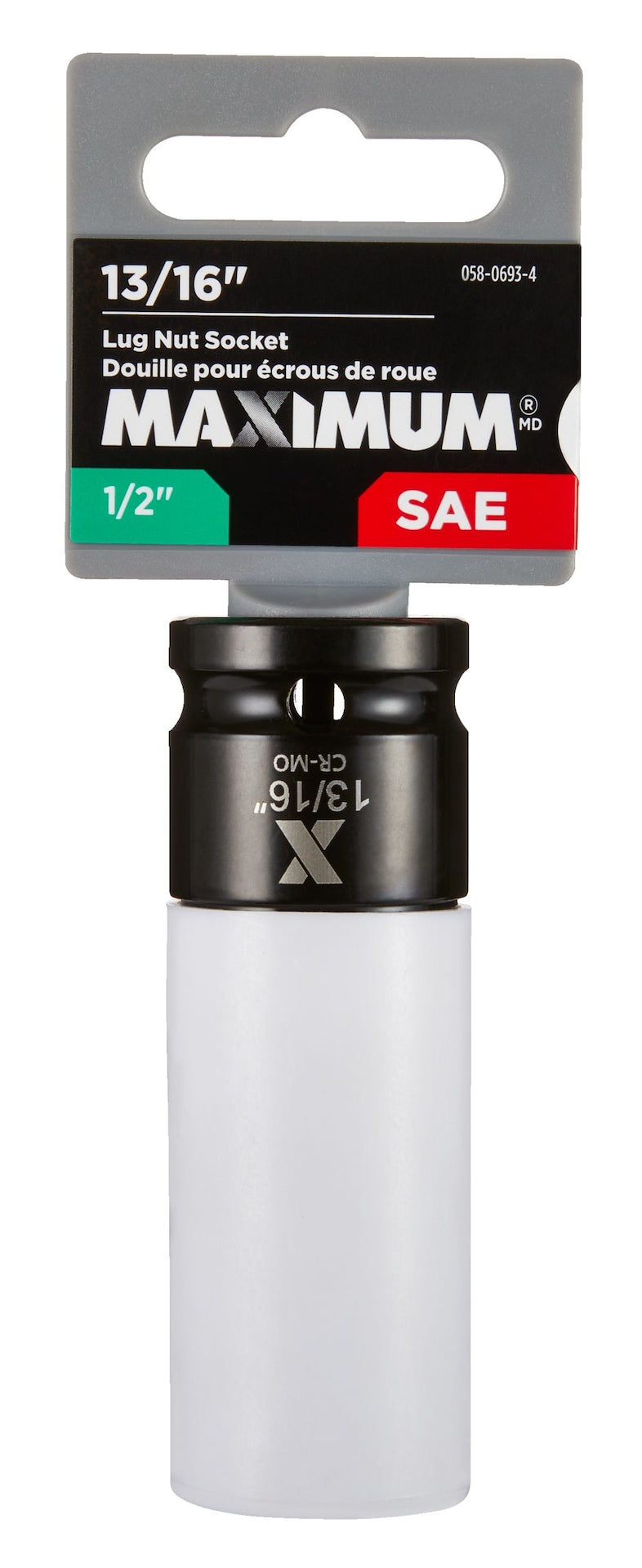1/2-in Drive Lug Nut Socket, 13/16-in