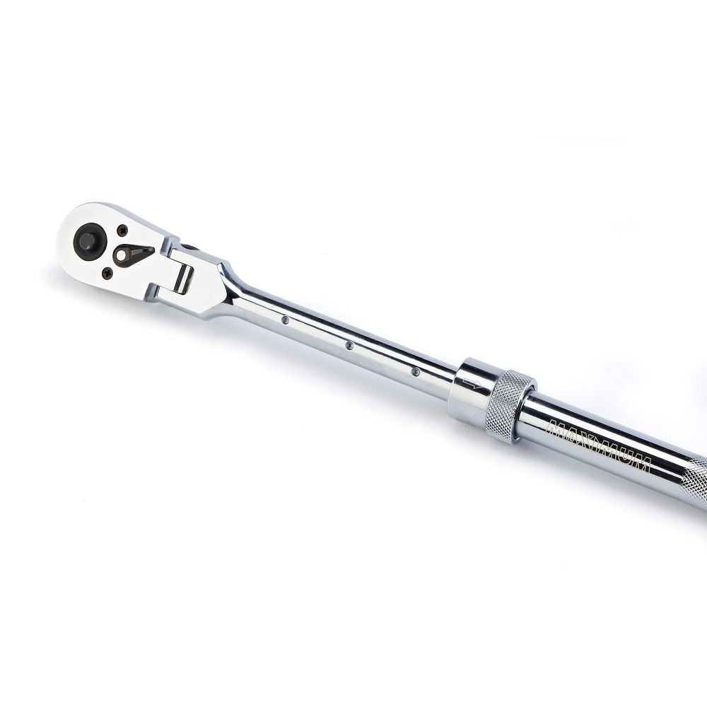 3/8-in Drive Flex Head Extendable Ratchet, CRV, Nickel-Chrome Plating, 10-in-15-in