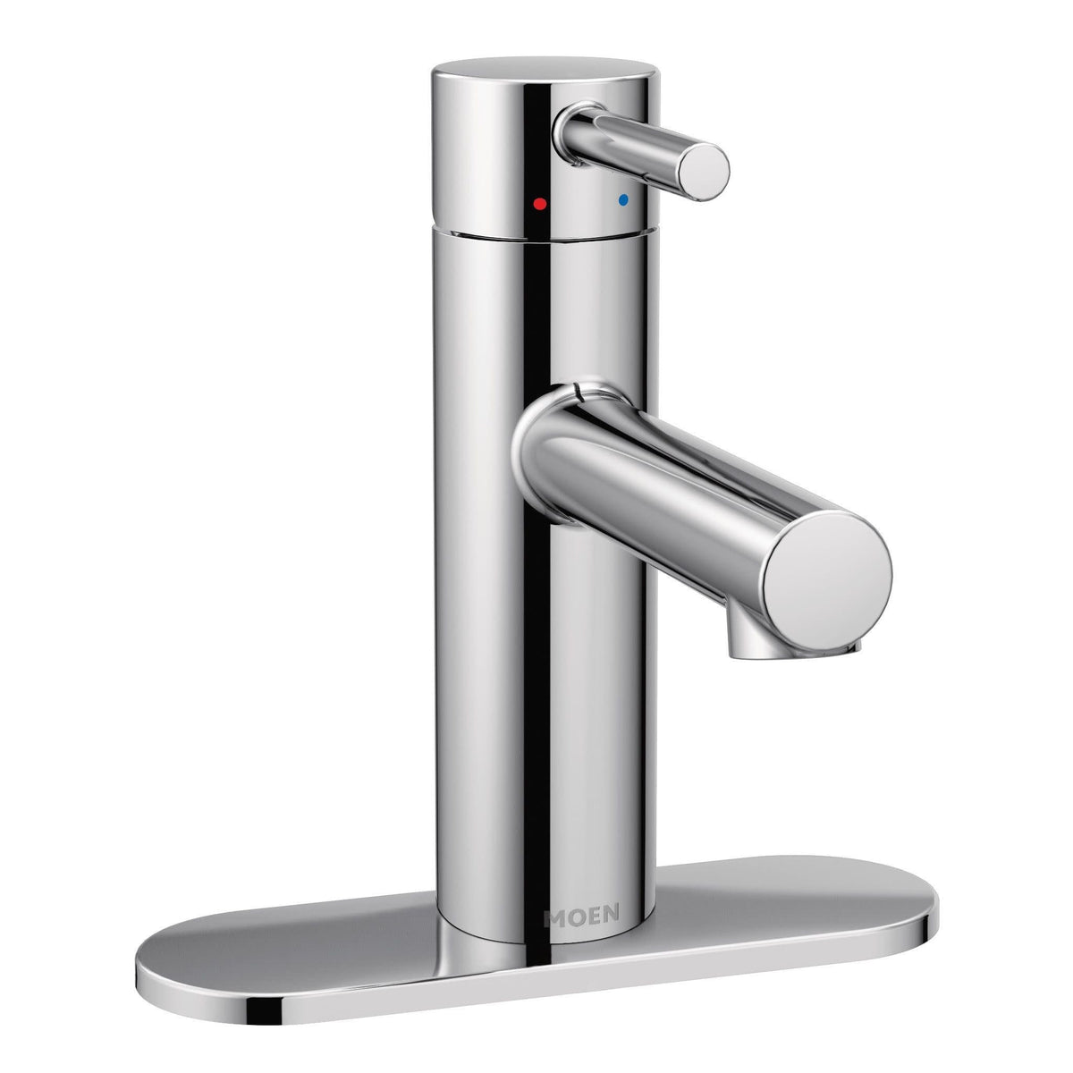 Align Single Handle High Arc Single Hole Bathroom Sink Faucet, Chrome