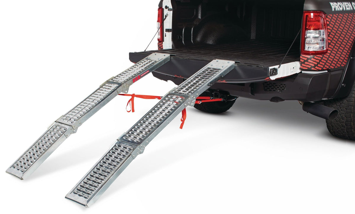 Tri-Fold Steel Loading Ramps, 72-in, 1000-lbs, 1-Pair