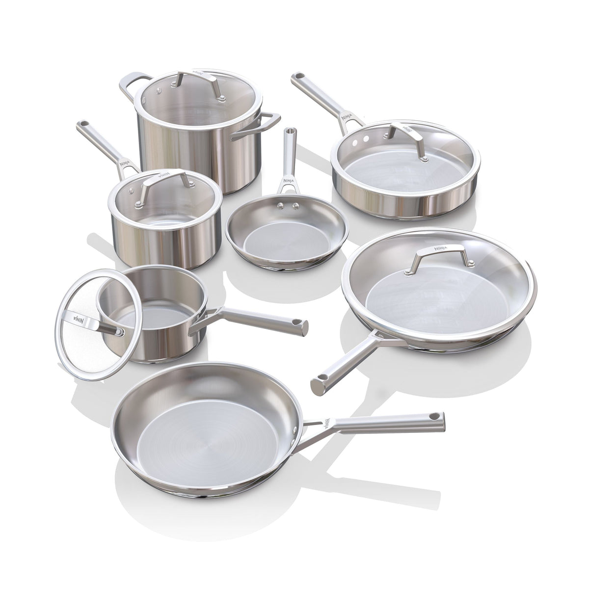 Everclad 12 piece Stainless Steel Cookware Set