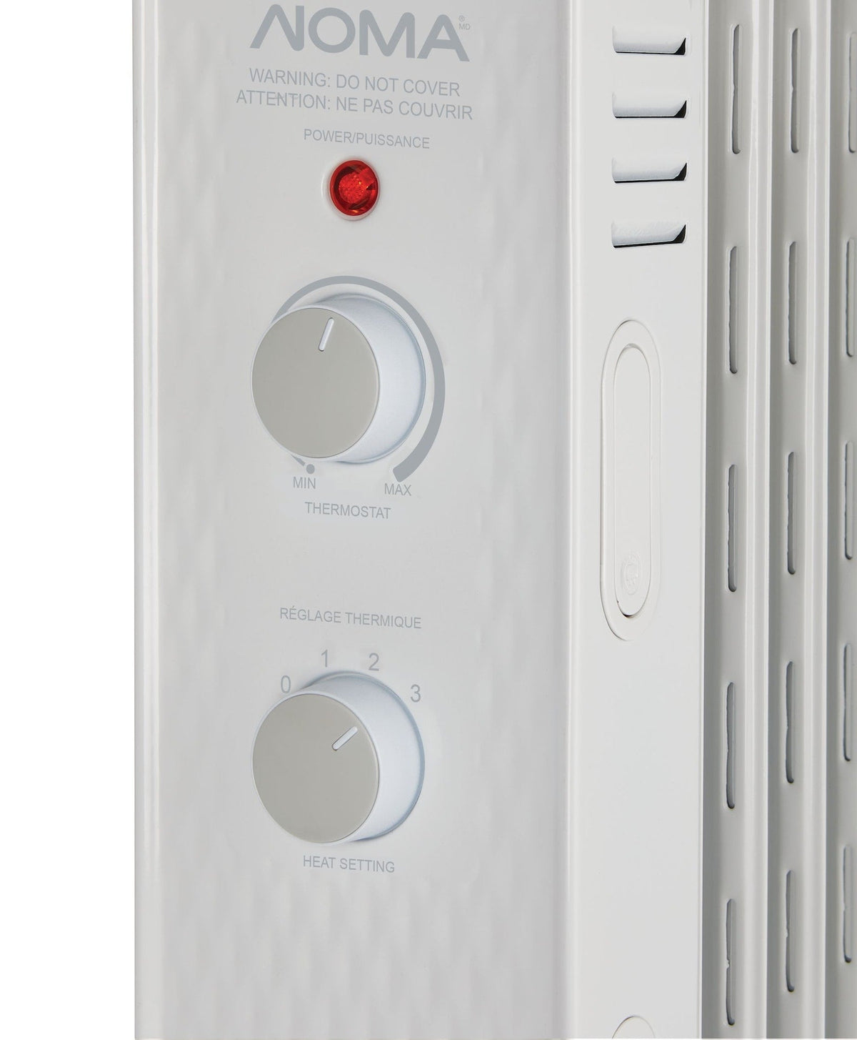 3-Setting Mechanical Oil Filled Radiator with Adjustable Thermostat