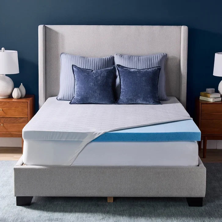 Novaform Pillow Top Plus Gel Memory Foam 4-inch Mattress Topper