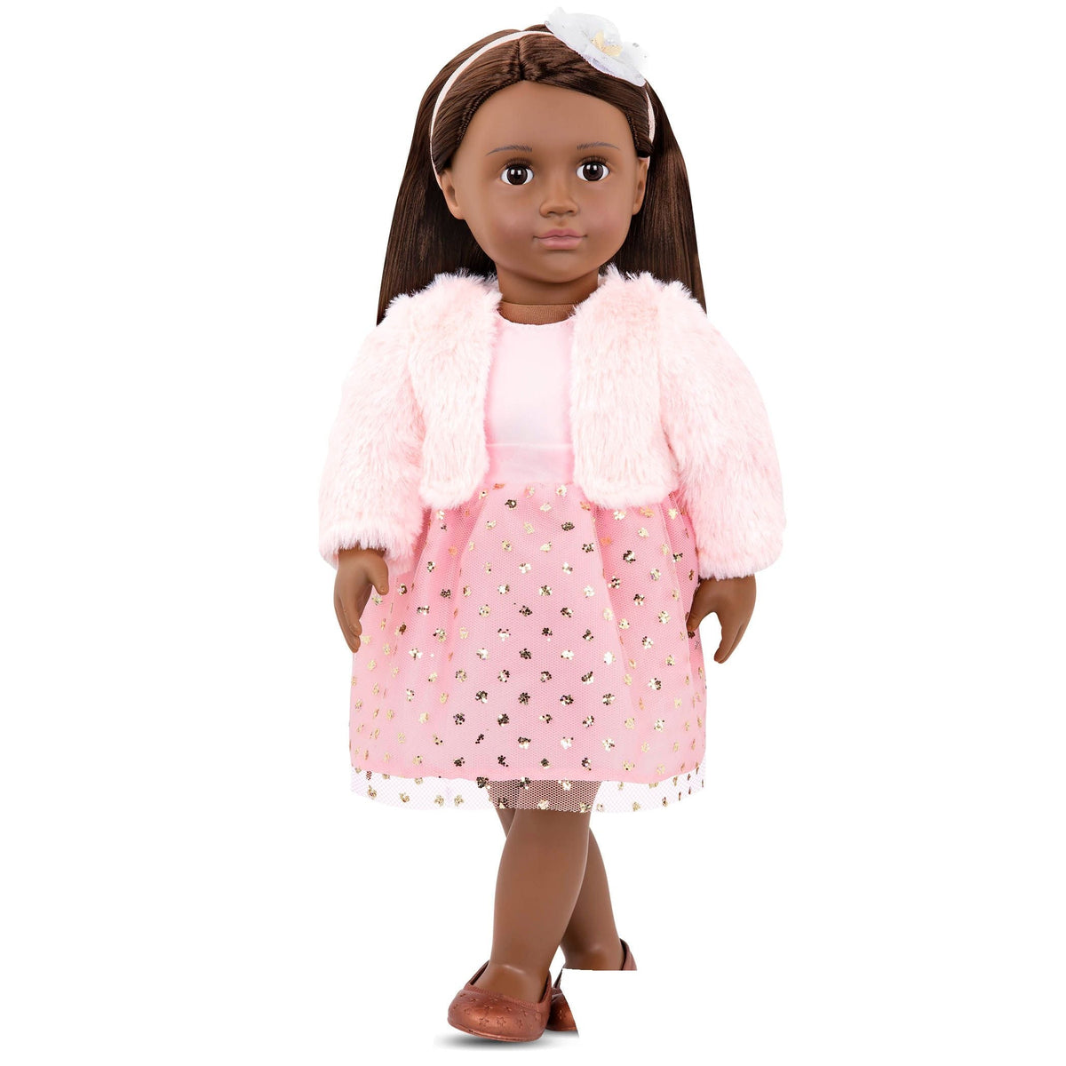Basic Fashion Doll for Ages 3+, Riya, 18-in
