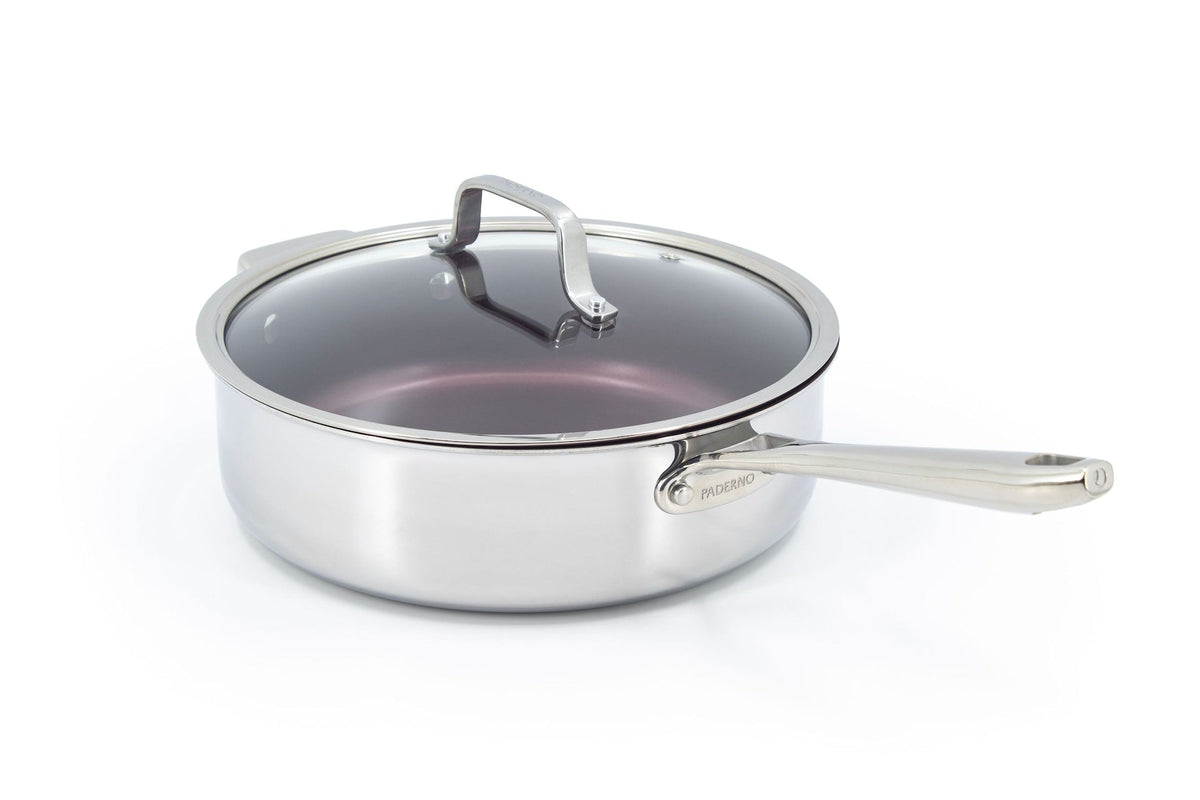 Professional Non-Stick Clad Jumbo Cooker, Burgundy, 5-L