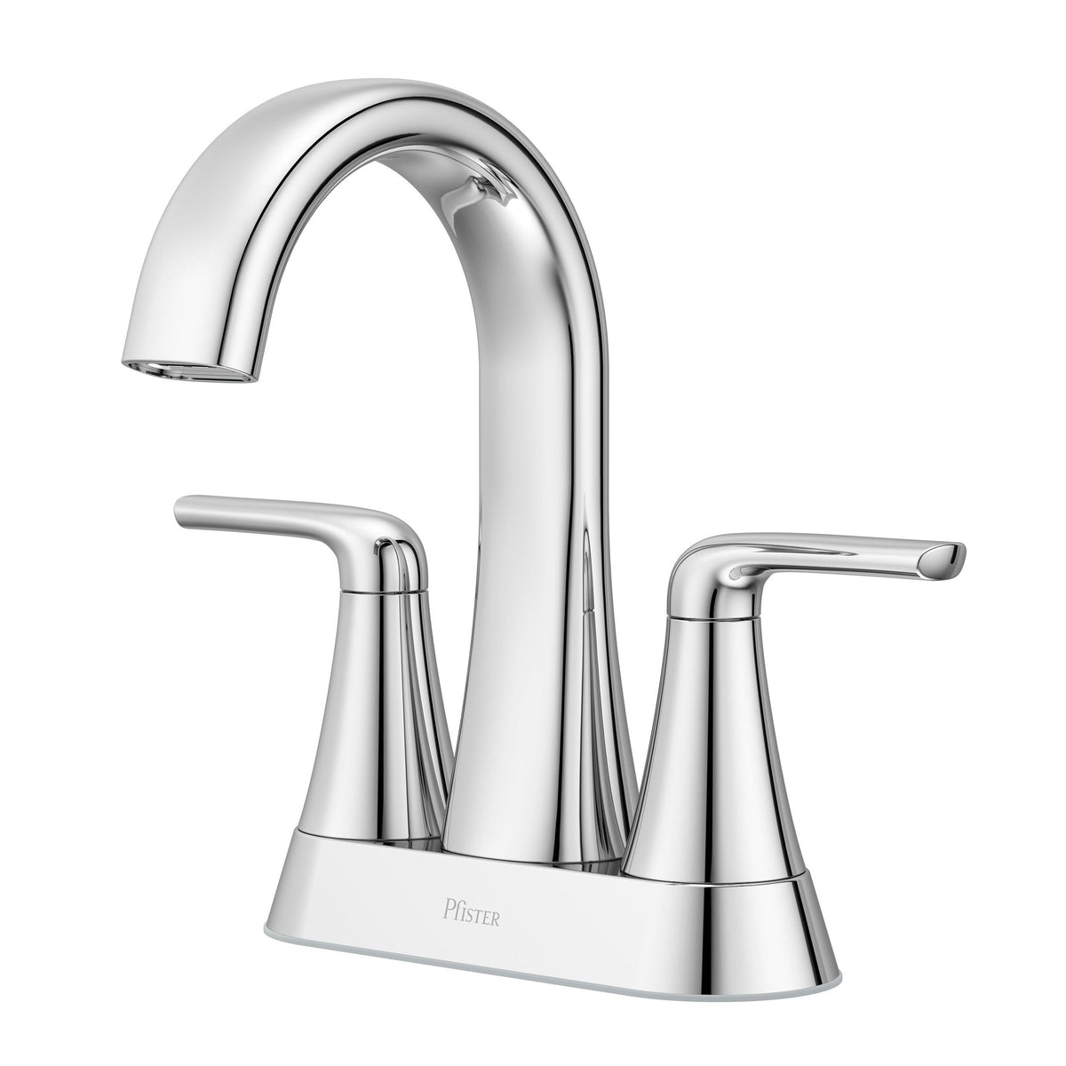 Raya 4-in Chrome Centerset Bathroom Sink Faucet