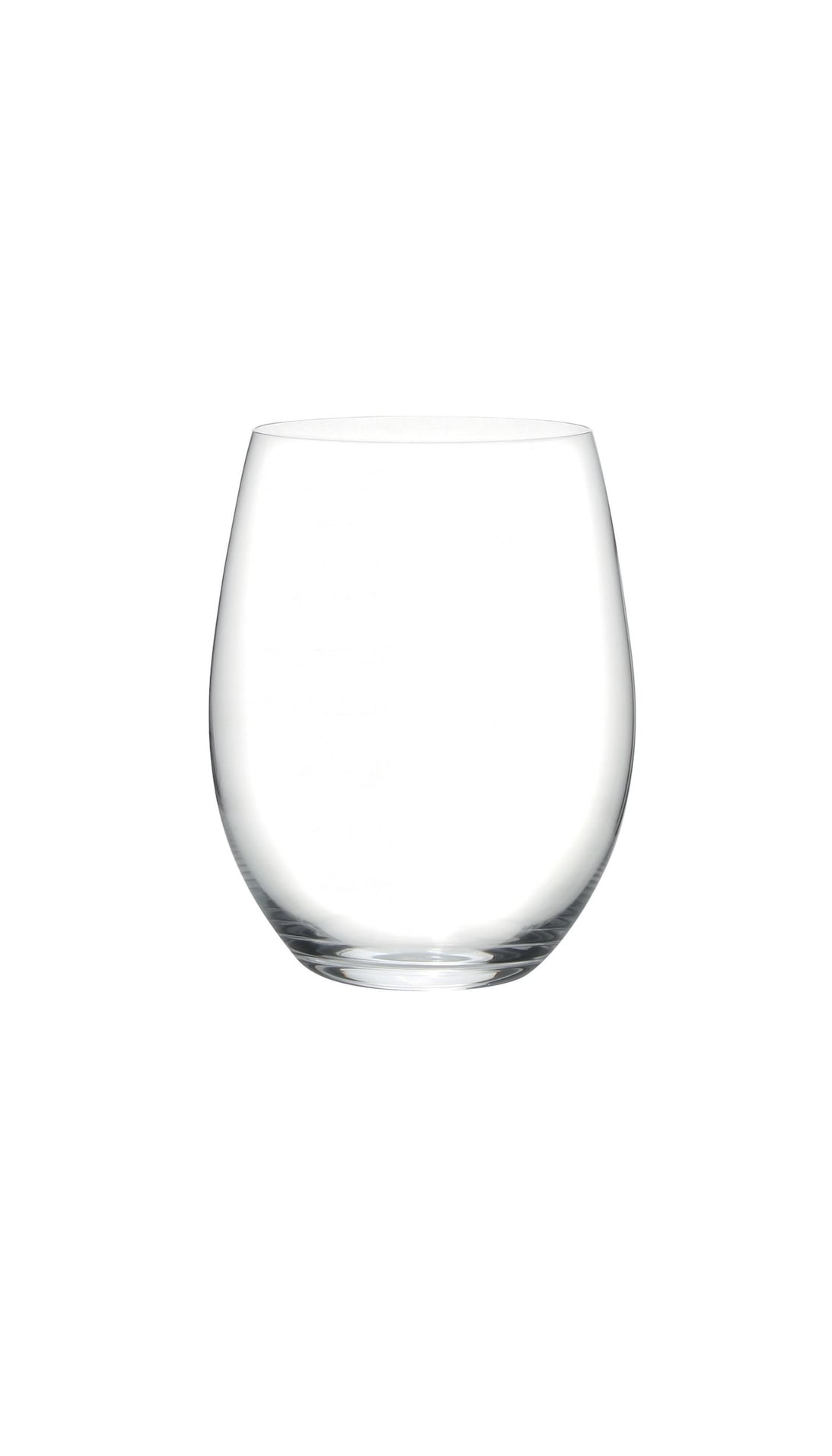 Stemless Cabernet Wine Glass/Tumbler Set, Clear, 4-pk