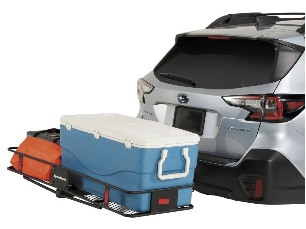 Vista Hitch Mount Folding Cargo Basket, Fits 2-in Receivers