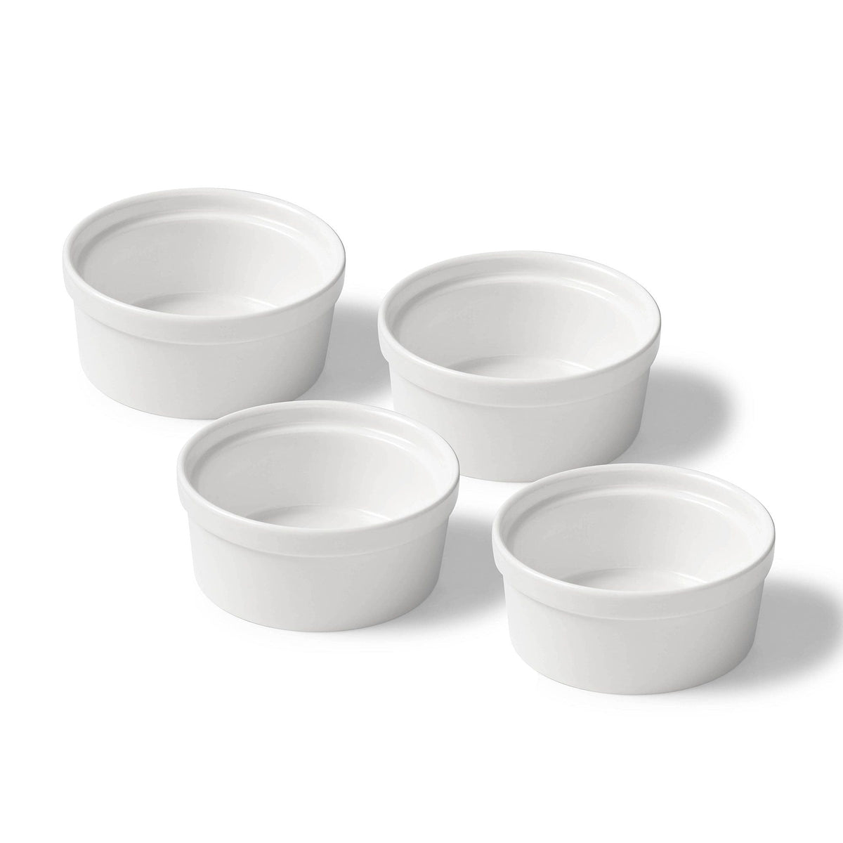 Gourmet Bistro Ramekin, 4 Piece, White