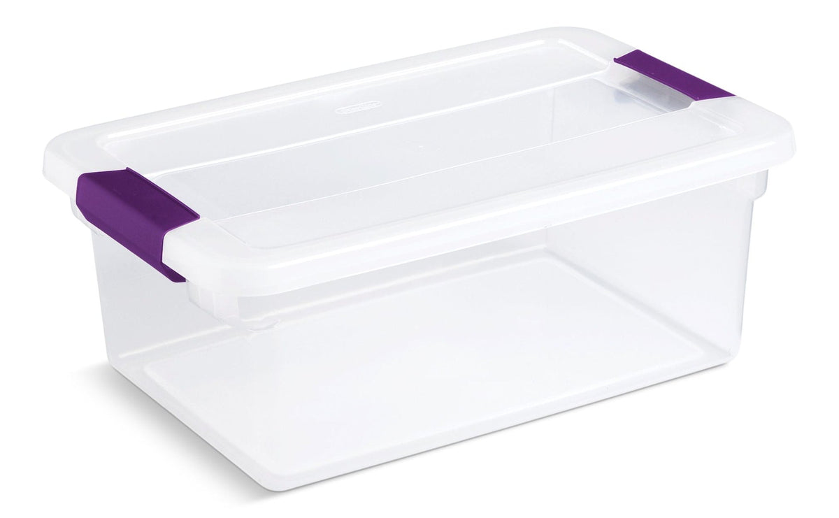 ClearView Storage Box with Latched Lid, 14-L