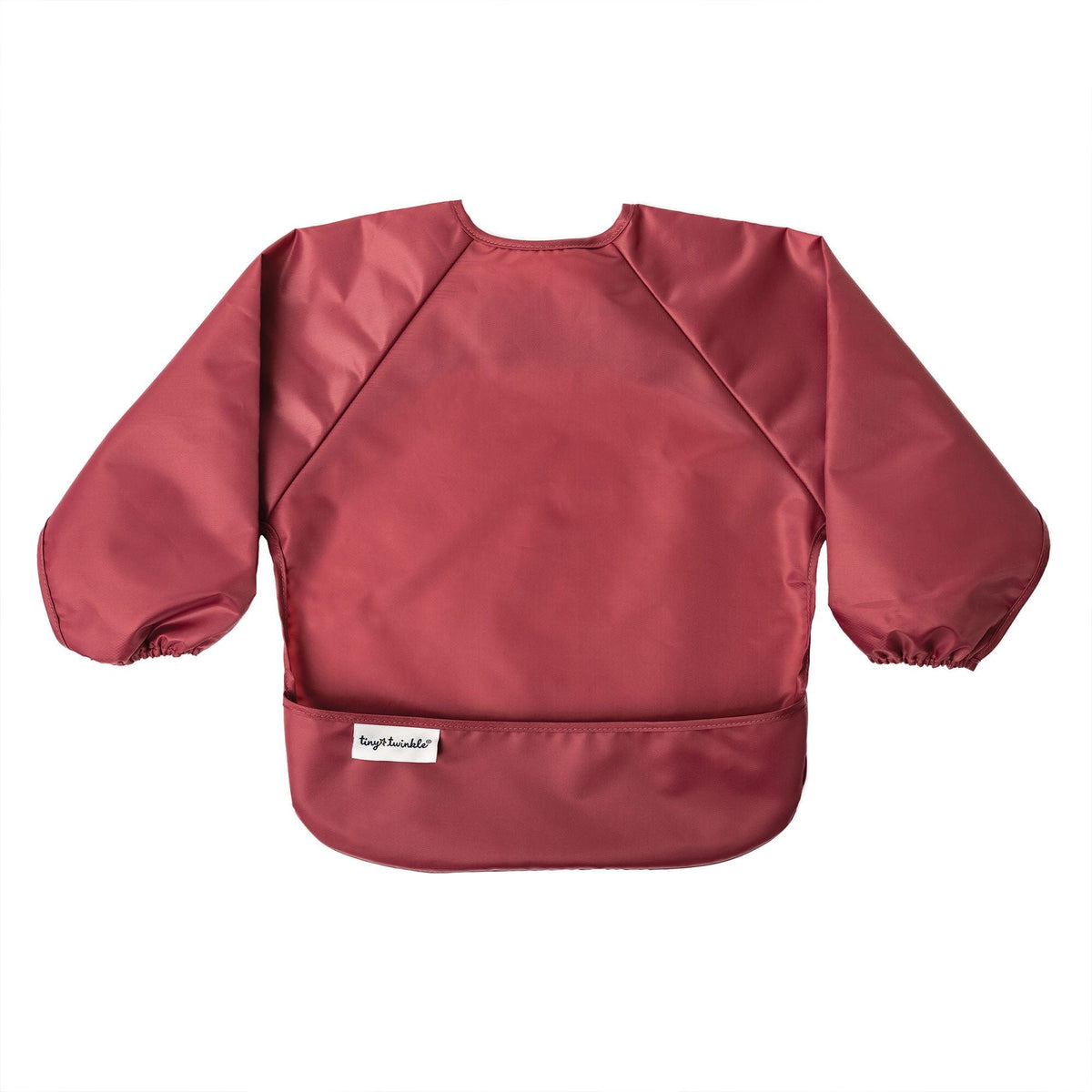 Mess-Proof Apron Bibs, Rose Burgundy, 2-pk