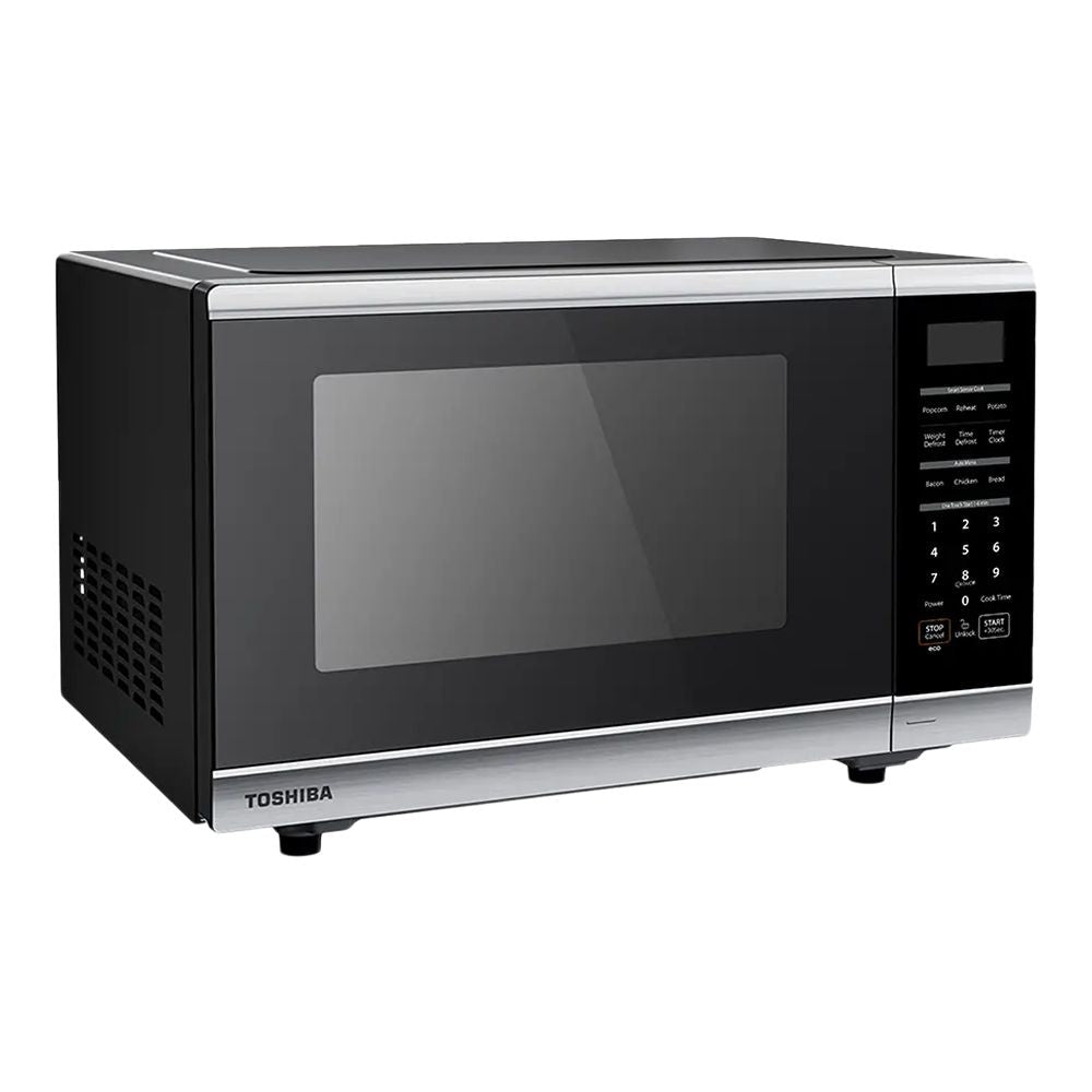 Countertop Microwave, 1100 W, Stainless Steel Smart Sensor, 1.3-cu-ft