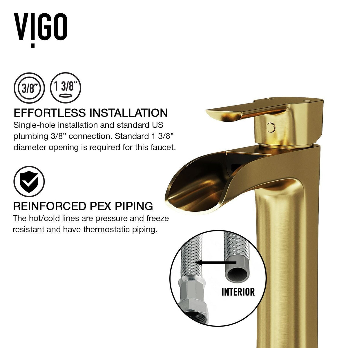 Palermo Gothic Ash Grey Bathroom Sink/Basin Set with Niko Faucet and Round Vessel