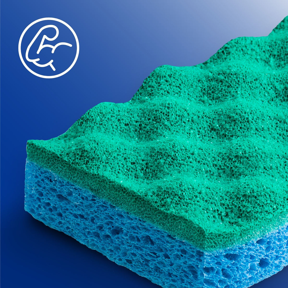 Scrunge Multi-Use, Non-Scratch Scrub Sponge, 2-pk