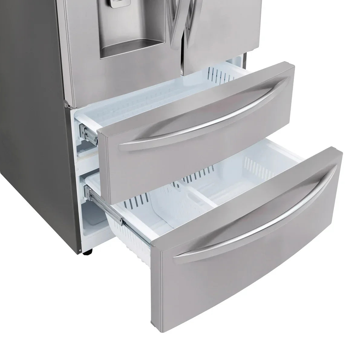 36 in. 31 cu ft. Stainless Steel French Door Refrigerator with Ice Maker
