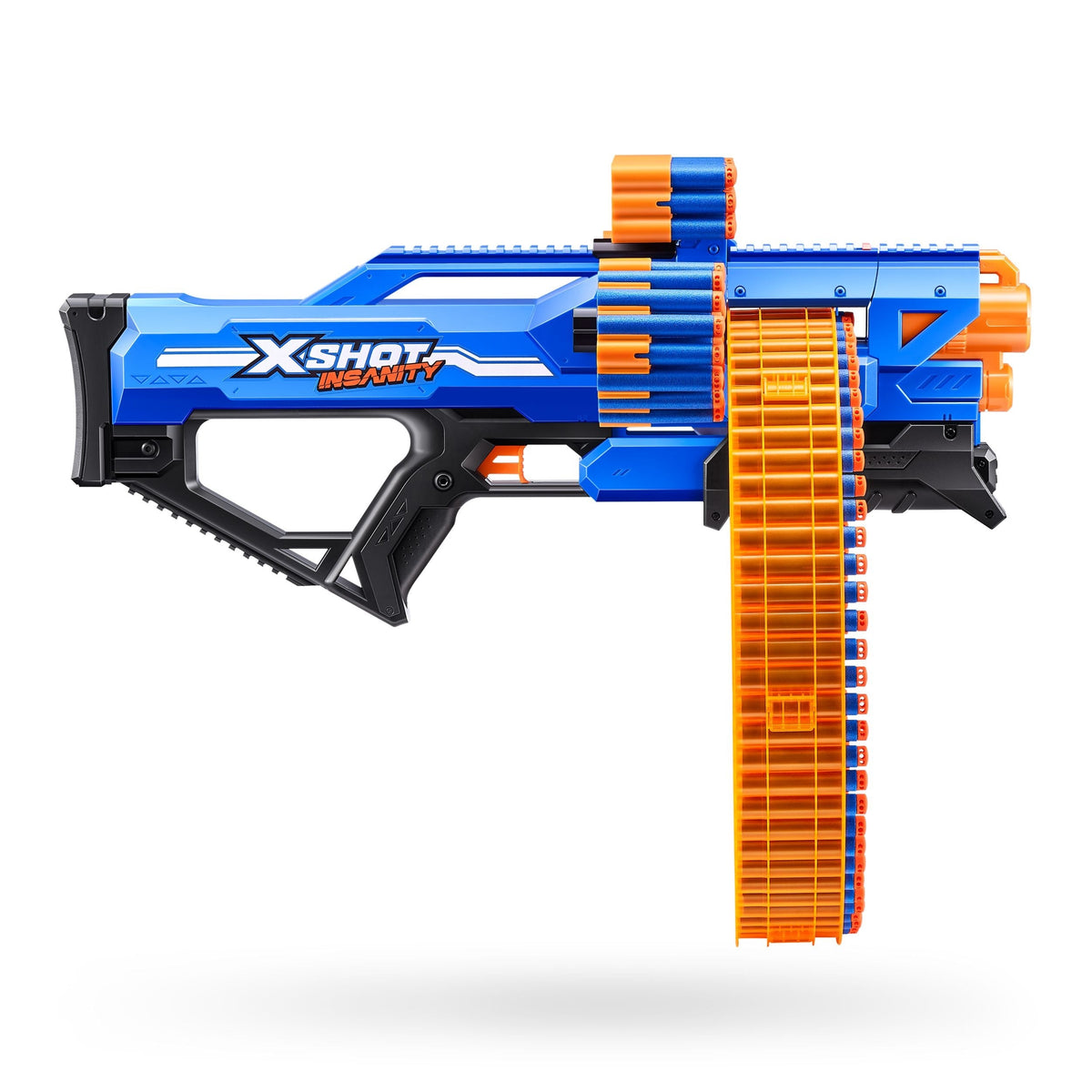 Insanity S1 Mad Mega Barrel Dart Blaster, 72-Darts, Ages 8+