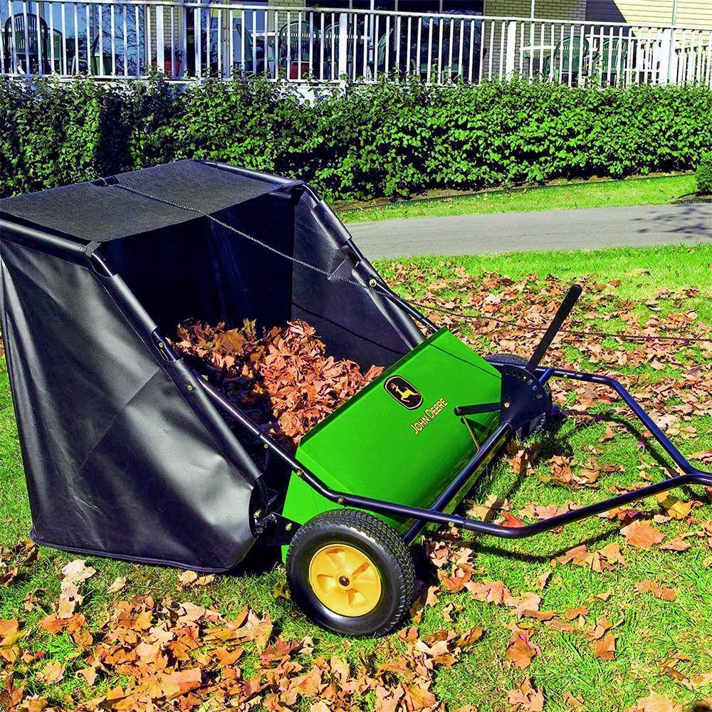 42′′ Tow-Behind Lawn Sweeper, 24 cu. ft. Capacity, Adjustable Brushes