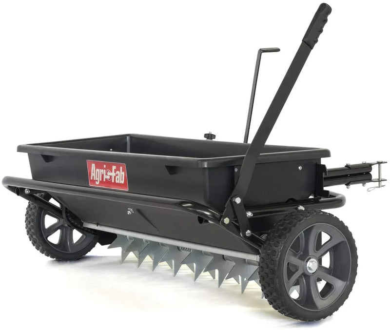 Tow-Behind Lawn & Garden Spiker/Seeder/Drop Spreader for Seed,Fertilizer, Salt, Ice Melt; Designed to Pull Behind Lawn & Garden Tractors Y2202