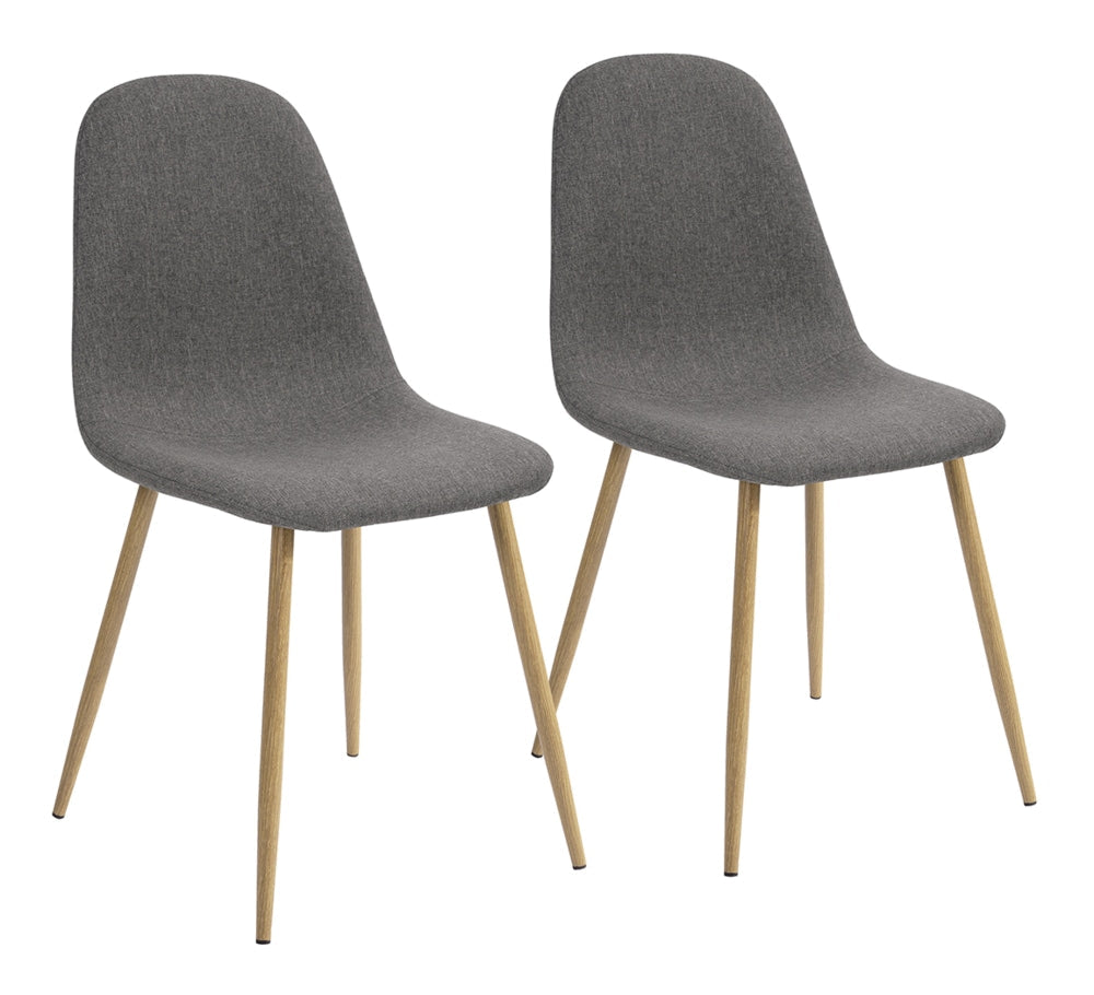 Charlton Fabric Dining Chair, Grey
