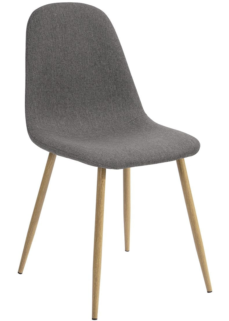 Charlton Fabric Dining Chair, Grey