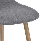 Charlton Fabric Dining Chair, Grey