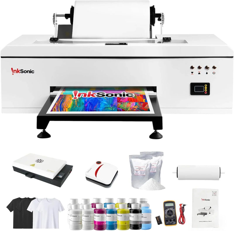 InkSonic R1390 A3 DTF Printer with Oven, T-Shirt Printing Bundle U66