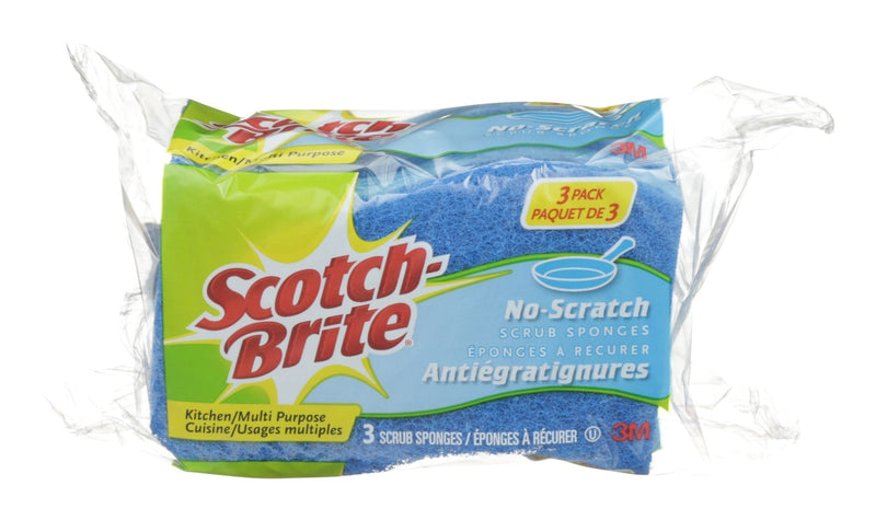 All-Purpose Non-Scratch Scrub Sponge, 3-pk Z3561