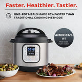 Duo 6 Qt Electric Pressure Cooker 7 In 1 with Easy Release Steam Switch