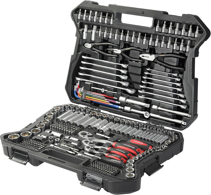 314-Piece Mechanics Tool Set and Socket Set, Professional Metric Set U2814