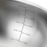 6 Qt Tri-Ply Clad Stainless Steel Covered Kadai