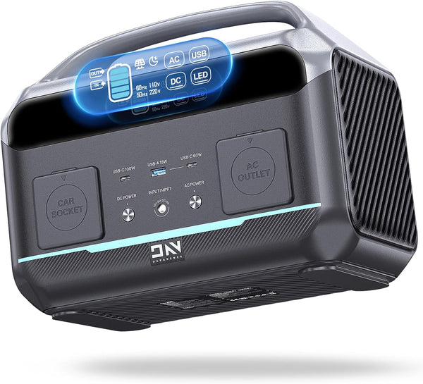 Portable Power Station 56000mAh, 179.2Wh LiFePO4 Battery Backup w/ 2 300W (Peak 600W) AC Outlets, 1.5hrs Fast Charging, Power Bank for Hurricane Emergency/Outdoor Camping/RVs/Home Use X9481