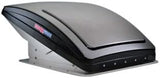 Deluxe - All-In-One RV Vent, Shield & Fan; Built-In Rain Shield, 10 Speed Reversible Fan with Thermostat, Fits Standard 14"x14" Roof Openings, 12V Long Life Motor, White (00-05100K)