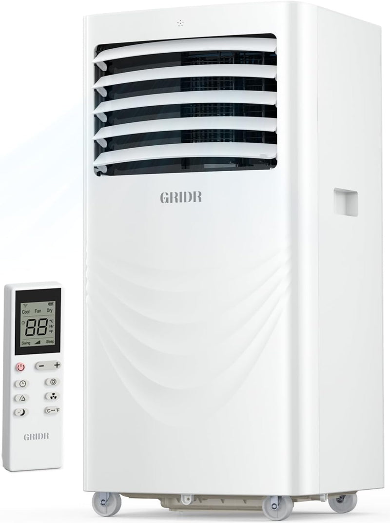 12000 BTU Portable Air Conditioners, AC Unit for Bedroom with 4 Modes Cooling/Dehumidifier/Fan & Sleep, Up to 400 Sq.Ft, 45db Quiet, 24H Timer & Remote, Standing Air Conditioner for Rooms Office Home H3082