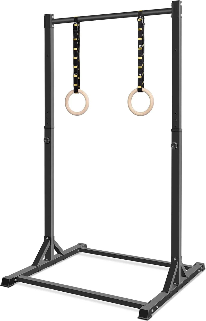 Pull Up Station, Bongkim Power Tower Portable Pullup Bar Station, Pull Up Bar for Home Gym, Pull Up Tower Station 330LBS L1345