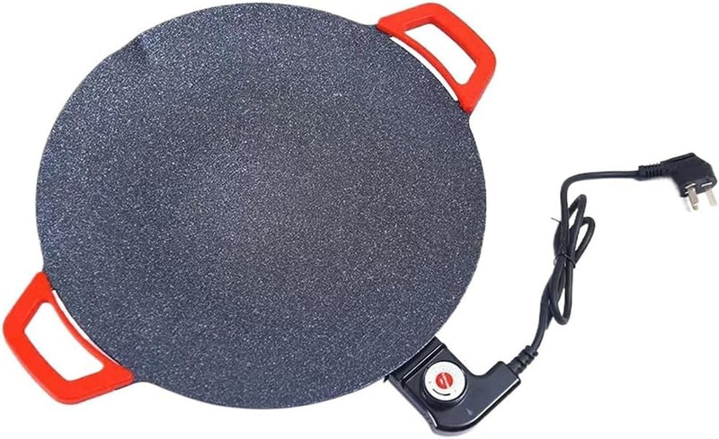 Round Barbecue Stove Household Electric Barbecue Pot Plate Smokeless Non-stick Grill A2513