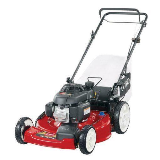 gas mower, 22-inch 170cc OHV engine high-wheel RWD 3-in-1 with height adjustment, oil included H1291