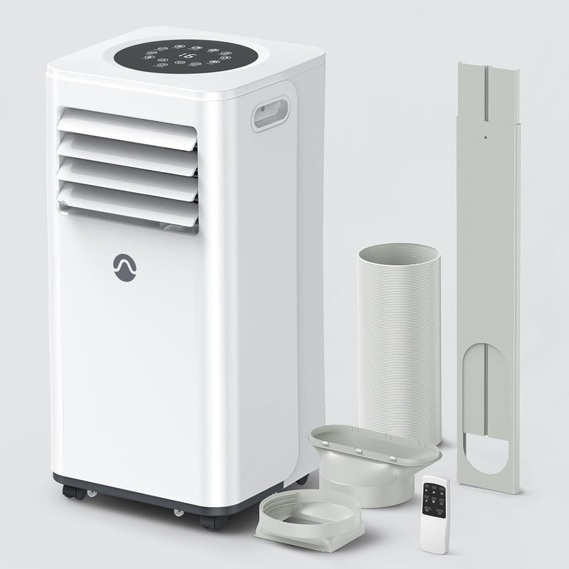 Portable Air Conditioners, 10000 BTU Air Conditioner Portable for Room up to 450 Sq. Ft., 3-in-1 Portable AC Unit with Digital Display, Remote Control, Window Installation Kit, 24H Timer, Sleep Mode H606