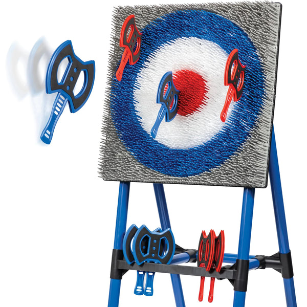 Deluxe Steel Frame Axe Throw Target Game Set N8114